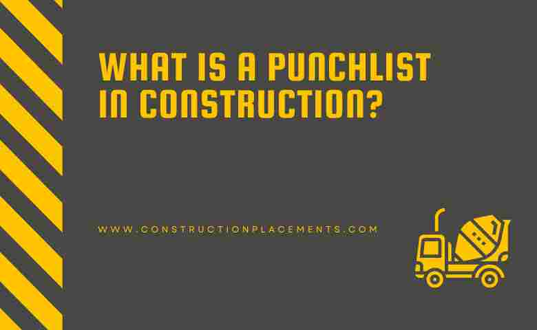 Punchlist in Construction