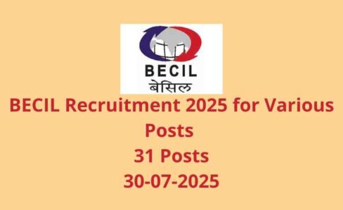 BECIL Recruitment 2025