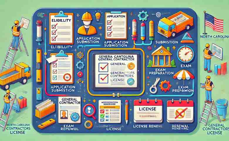 Steps to obtain a North Carolina General Contractors License – Comprehensive guide