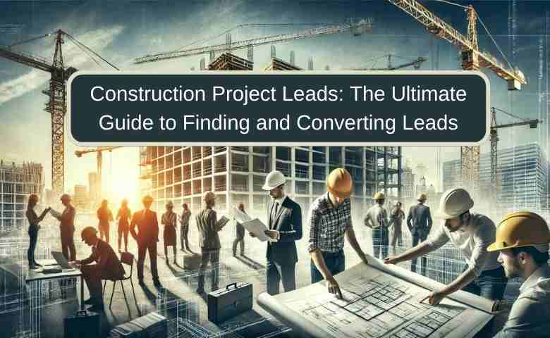 Construction site with cranes and workers planning a project.