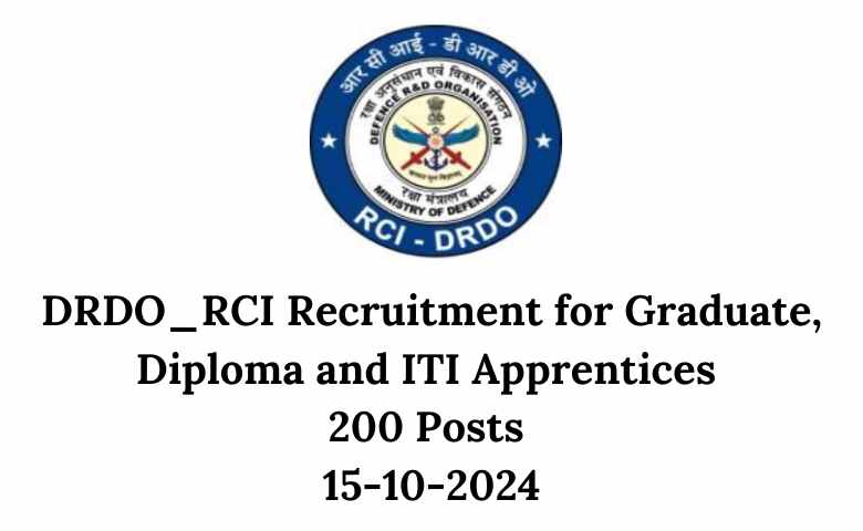 DRDO_RCI Recruitment