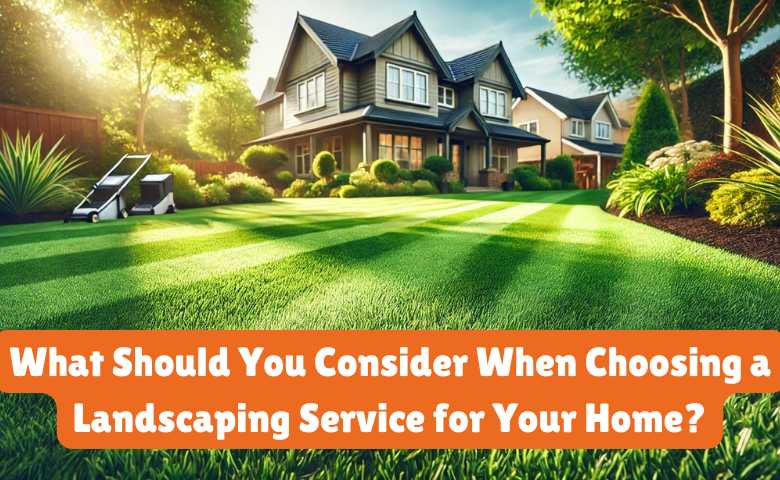 What Should You Consider When Choosing a Landscaping Service for Your Home
