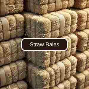 Straw Bales bio-based materials