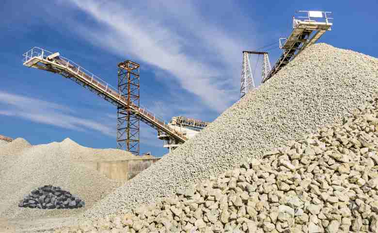 A variety of gravel types with different colors and sizes, suitable for construction and landscaping uses