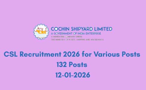 CSL Recruitment 2026