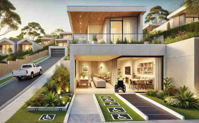 Modern accessible Australian home with inclusive design features