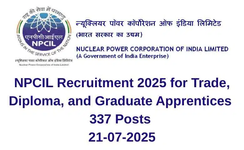 NPCIL Recruitment 2025