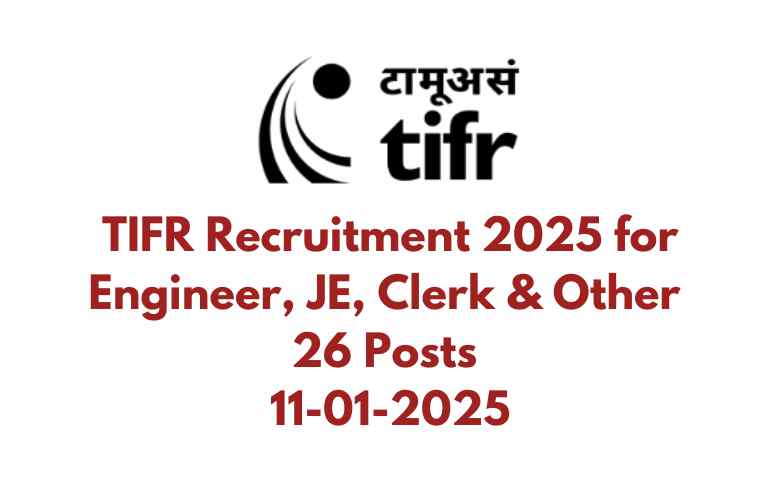 TIFR Recruitment 2025