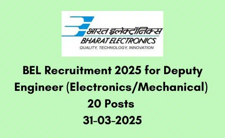 BEL Recruitment 2025