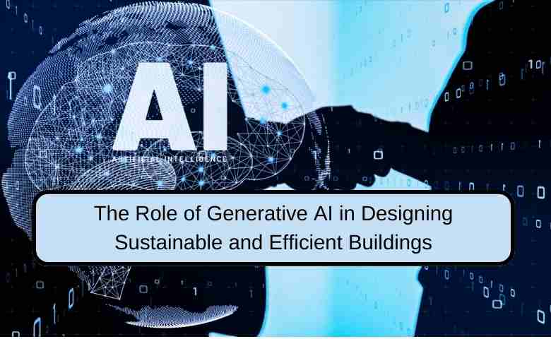 AI-optimized sustainable building design concept