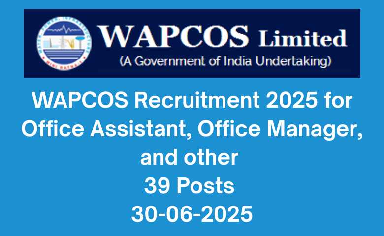 WAPCOS Recruitment