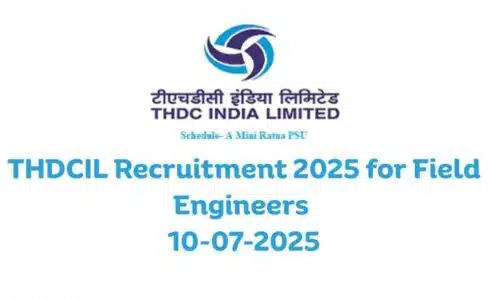 THDCIL Recruitment 2025