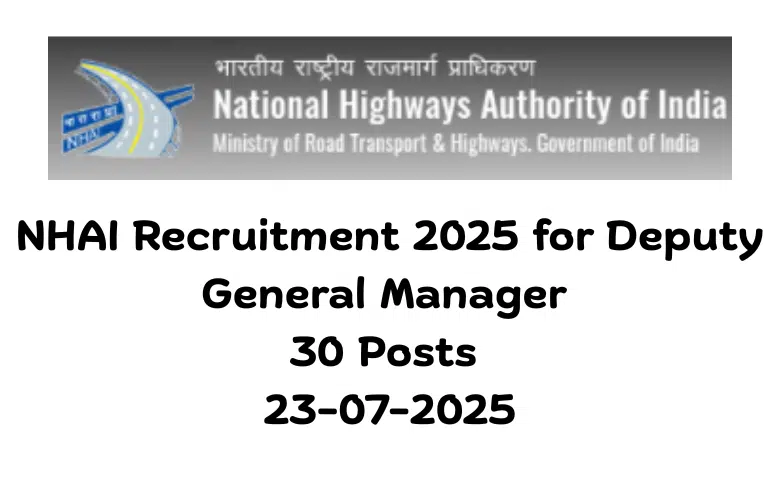 NHAI Recruitment 2025