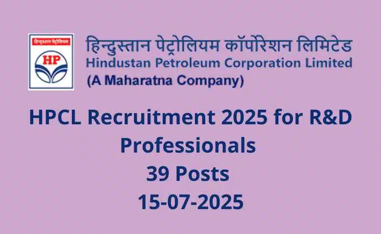 HPCL Recruitment 2025