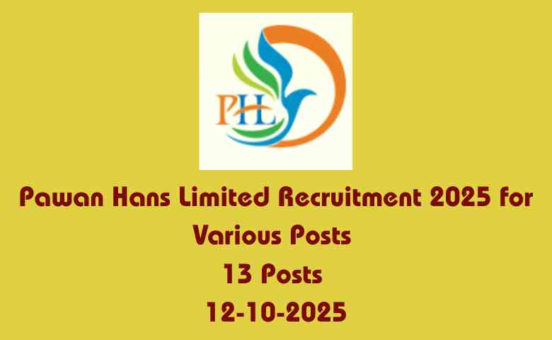 Pawan Hans Limited Recruitment 2025
