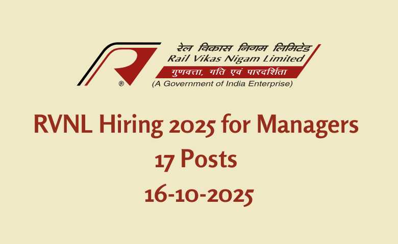 RVNL Hiring 2025