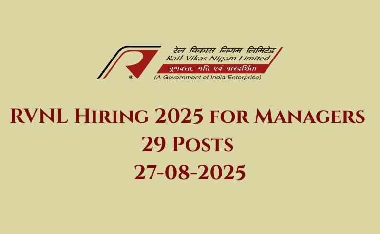 RVNL Hiring 2025