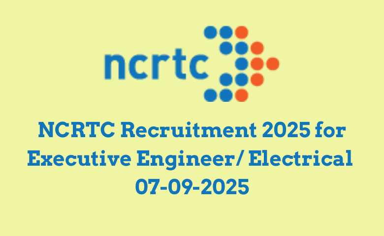 NCRTC Recruitment 2025