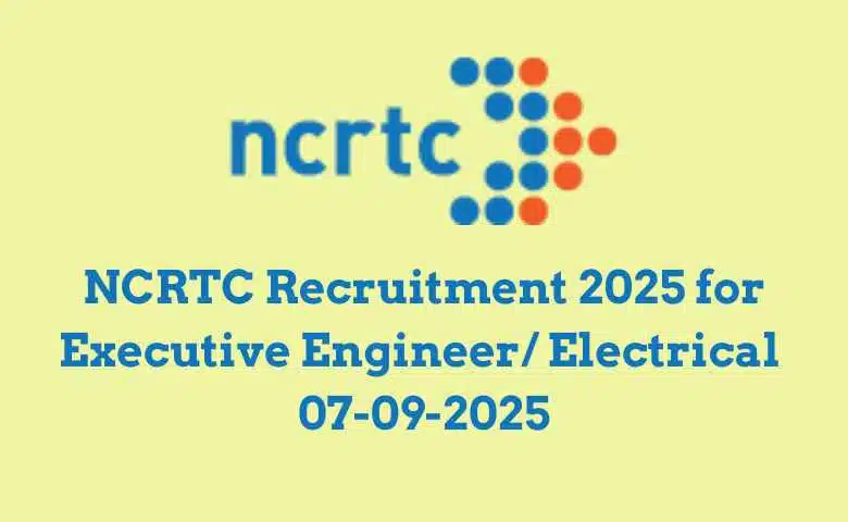 NCRTC Recruitment 2025