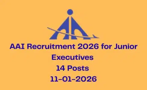 AAI Recruitment 2026