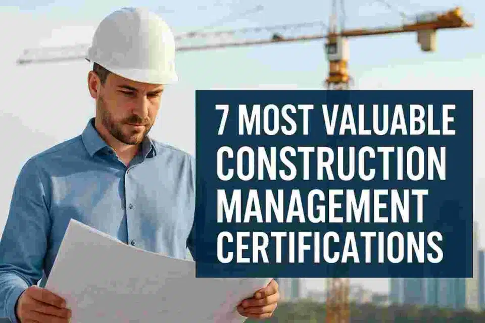 7 most valuable construction management certifications in 2025