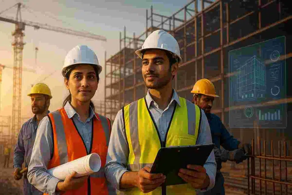 India construction workforce and future technology trends