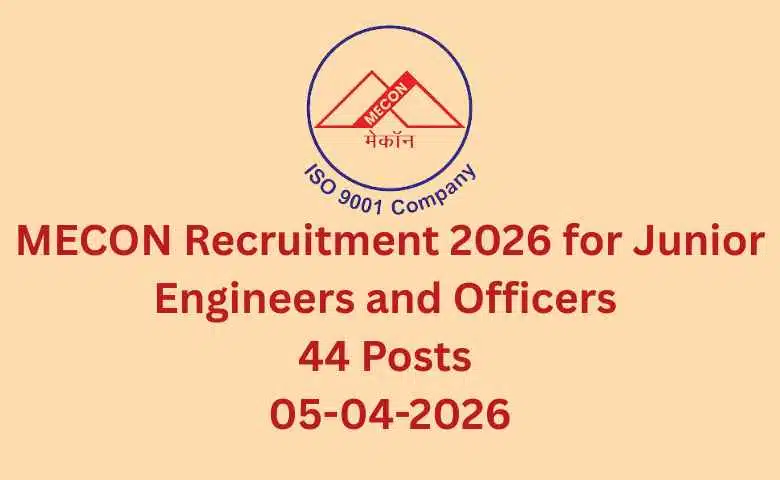 MECON Recruitment