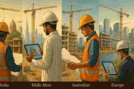 India vs global construction careers salary and opportunity comparison
