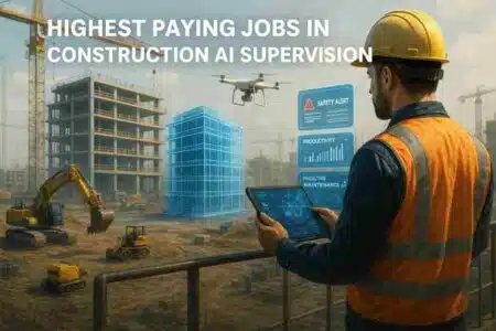 AI-powered construction site supervision with digital twins, robotics, and real-time monitoring systems