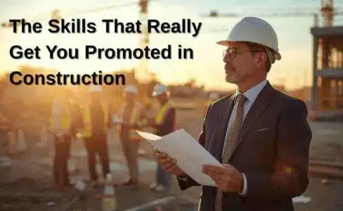 Senior construction professional demonstrating leadership and decision-making on site