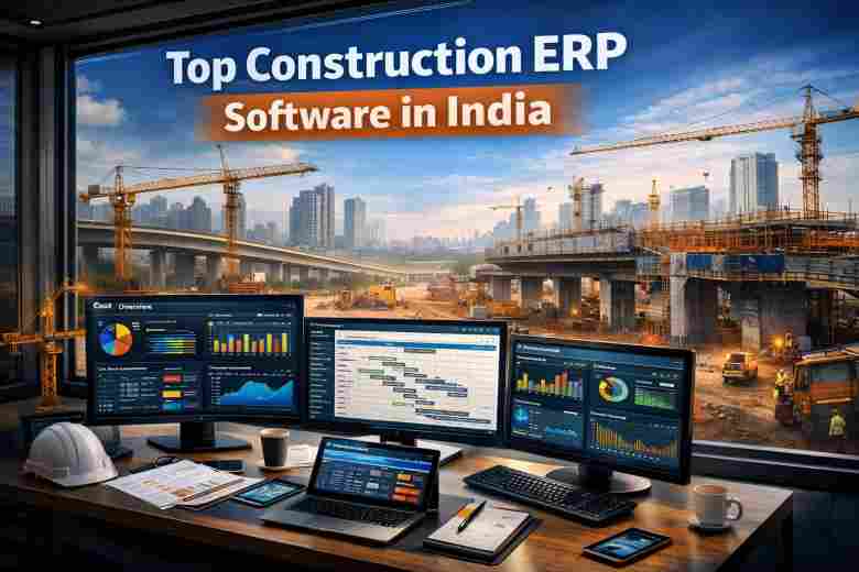 top construction erp software in india for epc and real estate companies