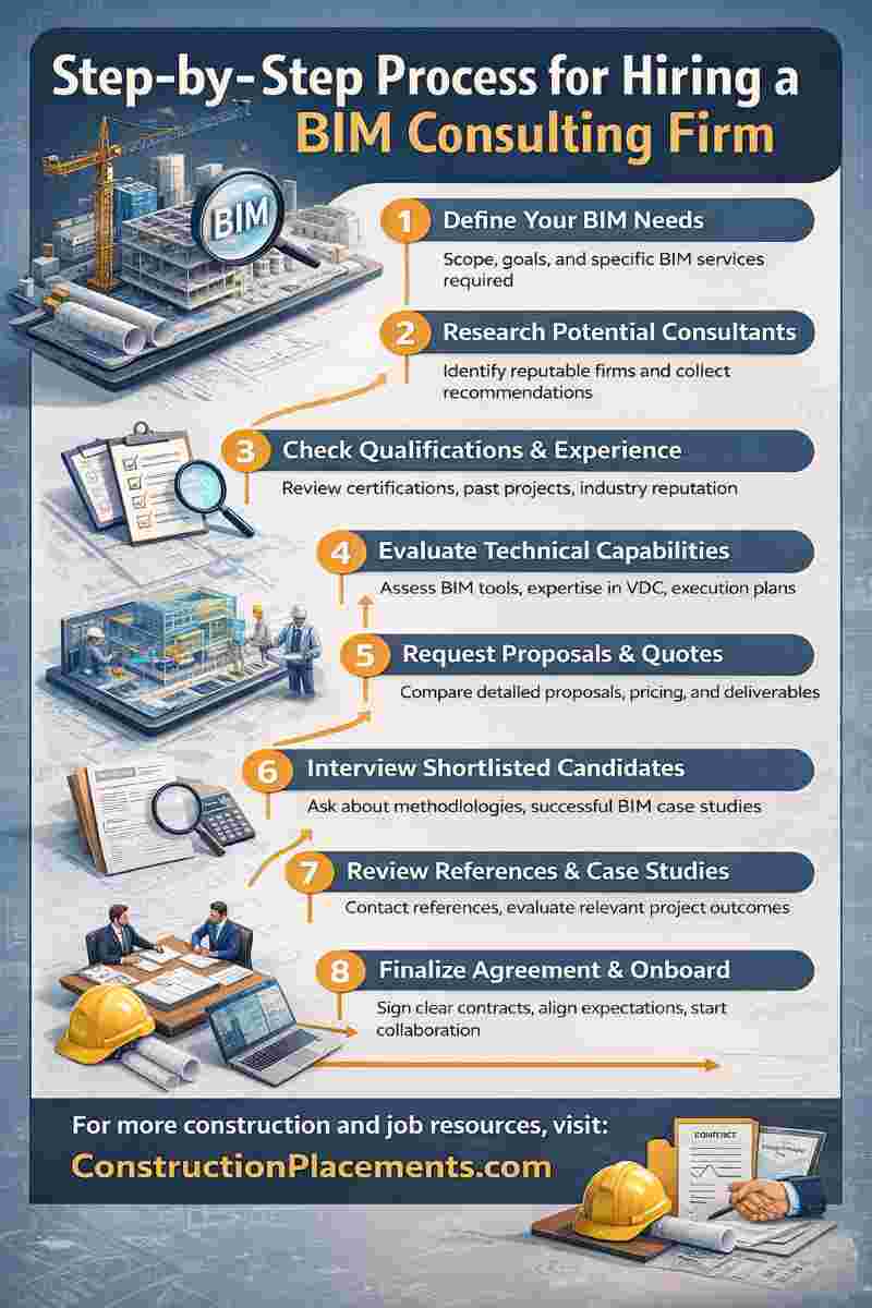 steps to hiring bim consulting firm