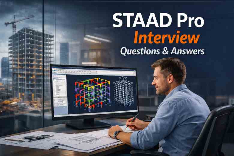 STAAD Pro interview questions and answers for structural engineers 2026