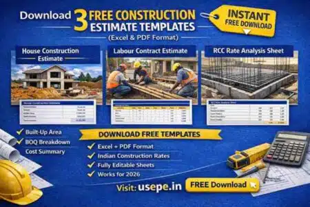Free construction estimate templates