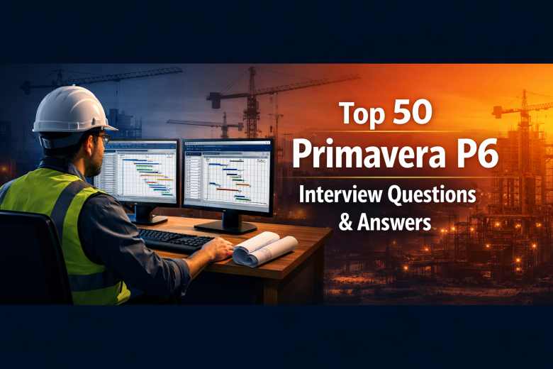 Top 50 Primavera P6 Interview Questions and Answers for Planning Engineers 2026