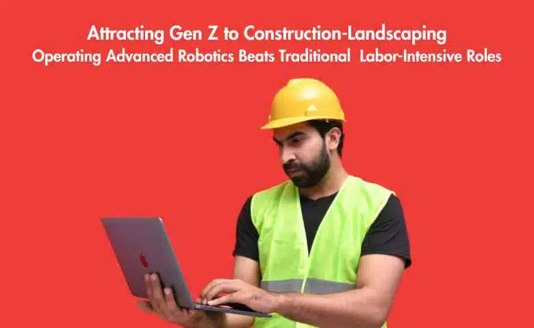 Attracting Gen Z to Construction-Landscaping Operating Advanced Robotics Beats Traditional Labor-Intensive Roles
