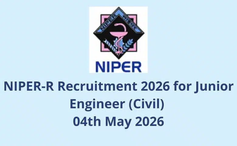 NIPER-R Recruitment