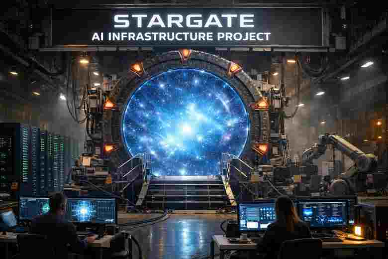 Stargate AI research facility in action