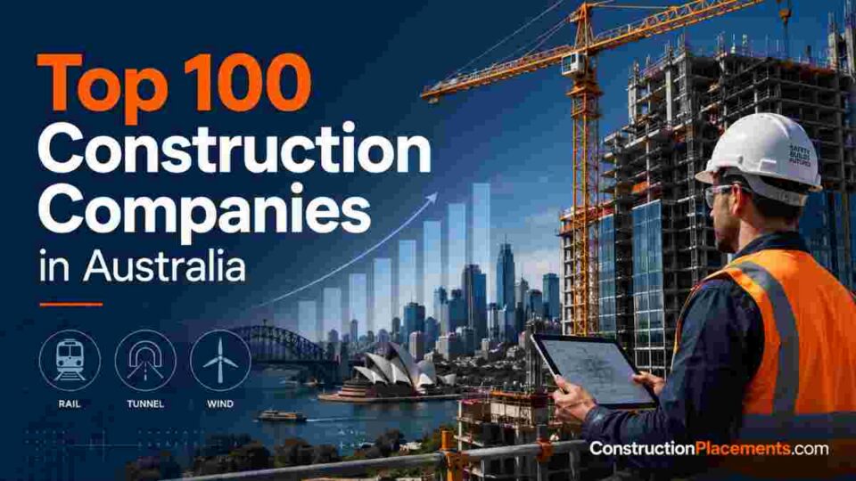 Top 100 construction companies in Australia 2026 ranked by revenue projects and hiring