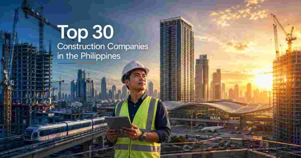 Top 30 construction companies in the Philippines 2026 — leading Filipino builders and contractors